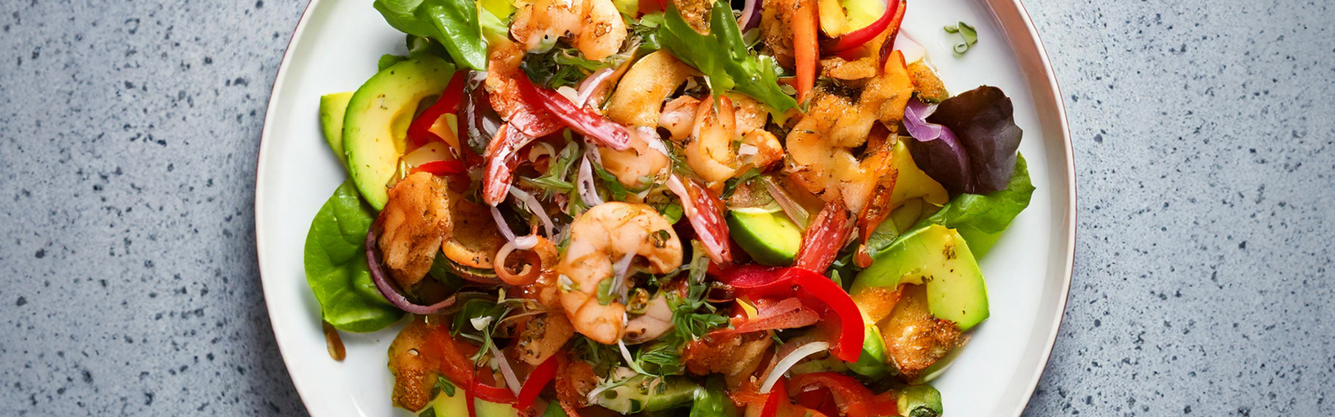 A Fresh Catch: Zesty Seafood Salad with Avocado A Fresh Catch: Zesty Seafood Salad with Avocado